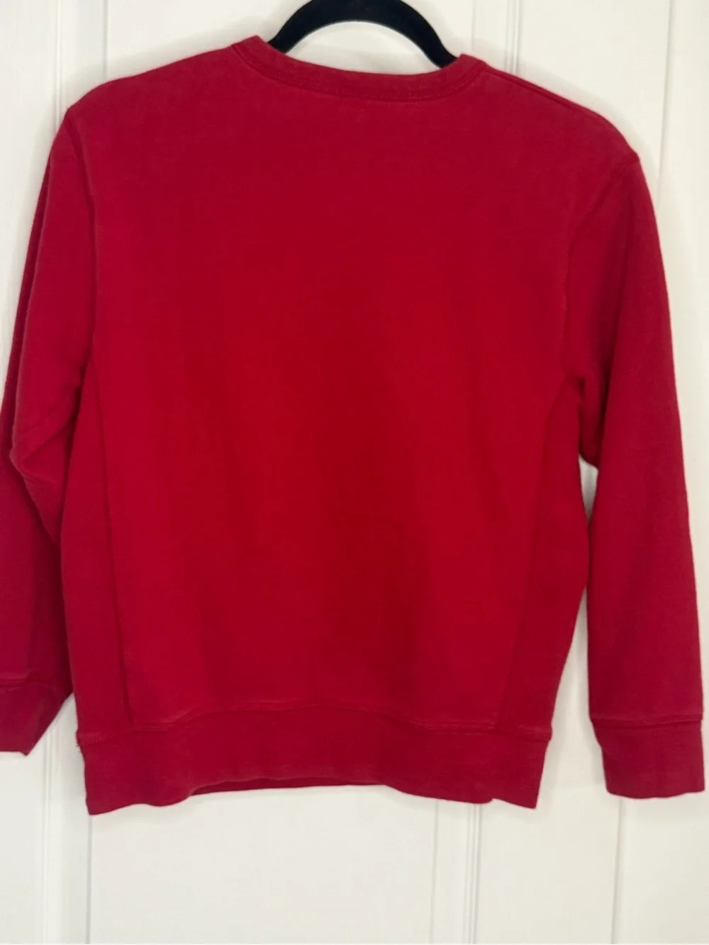 GAP Red Crewneck Sweatshirt with Cream Logo